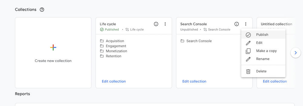 Enable Google Search Console data in Google Analytics 4